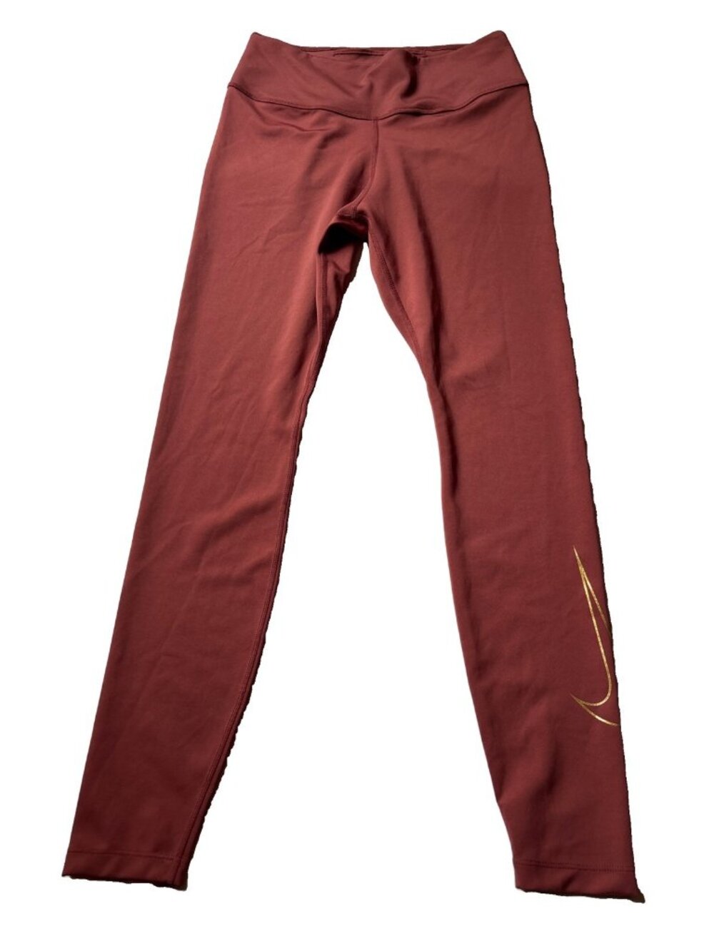 Nike Dri-FIT Women's Tights in a medium size Burnt Orange color